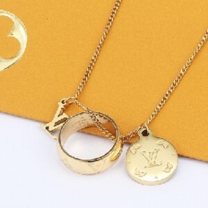 ring necklace-LV