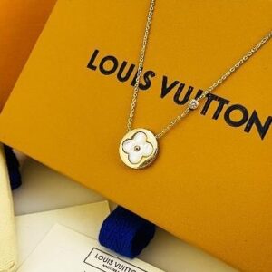 single flower round necklace high version-LV