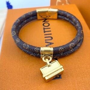 leather bracelet-LV