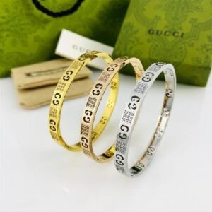 hollow bracelet with diamonds-Gucci