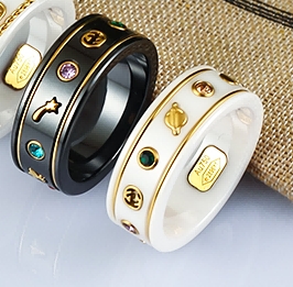 Ceramic Planet Ring-Gucci