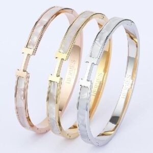 H Shell Bracelet-Hermes
