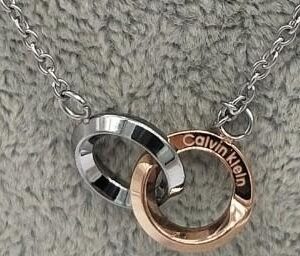 double ring two-color necklace-CK