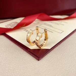 new horseshoe buckle earrings without diamonds
