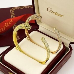 leopard bracelet-full diamonds at the head and tail