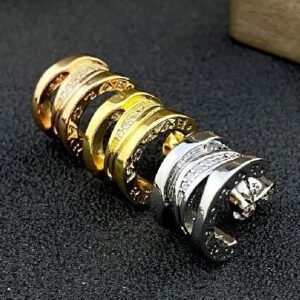 hollow earrings-Bulgari
