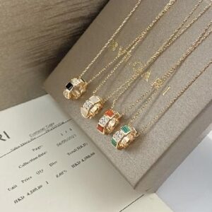 snake bone necklace-Bulgari