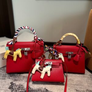 Hermès Kelly Bag with Pony Scarf (Palm Print) - Hermès