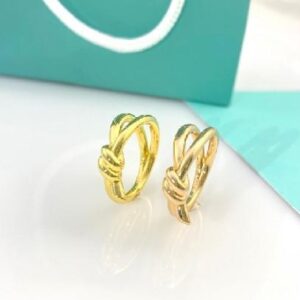 double ring knotted ring - no diamond-Tiffany