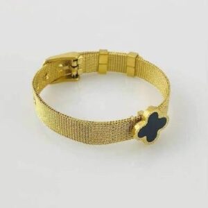 Four-leaf clover watch strap chain-Van Cleef