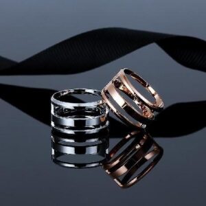 hollow three-ring ring-DW