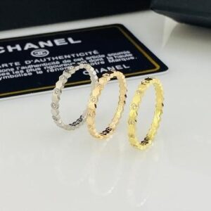 Honeycomb ring with diamonds-Chanel
