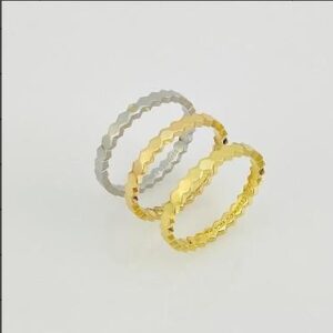 Honeycomb ring without diamonds-Chanel