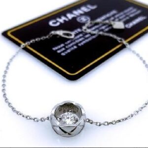 pineapple round bracelet with diamonds-Chanel