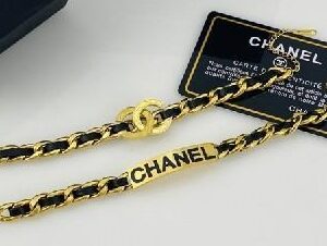 black gold bracelet-Chanel