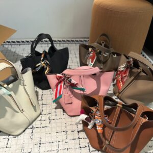 Hermès Picotin22 Cowhide Vegetable Basket Bag(Send Ribbon + Pony Pendant) - Hermès
