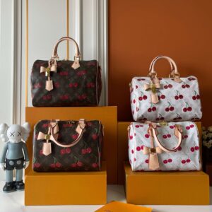 Nono Speedy Old Cherry/White Cherry Handbag – Louis Vuitton