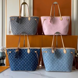 Monogram Denim Canvas Neverfull Medium Bag – Louis Vuitton