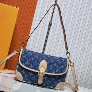 Diane Bag in Classic Monogram Denim with Contrasting Colours – Louis Vuitton