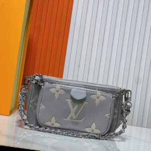 Three-Piece Mahjong Bag with Full Leather Print - Louis Vuitton