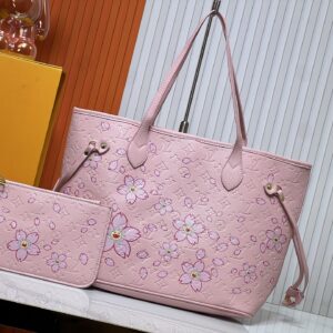 Murakami Takashi Pink Sakura Neverfull Medium Bag – Louis Vuitton