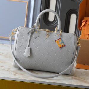 Seppy Soft Calfskin Handbag Minigram Bold Embossed - Louis Vuitton
