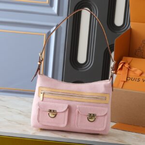 Vintage denim shoulder bag - Louis Vuitton
