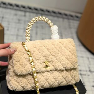 Chanel Plush Wool Tote Bag - Chanel