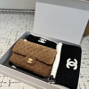 Chanel Woolen CF Chain Bag - Chanel