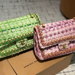 Chanel Classic CF Wool Handbag - Chanel