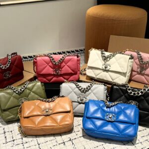 Chanel 19 Classic Lambskin Candlelight Gradient Bag - Chanel