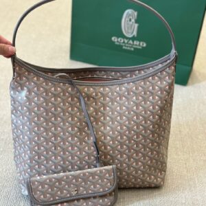 Goyard Cowhide Shopping Bag Zipper with Small Bag - Goyard