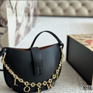 Loewe Calfskin Shoulder Crossbody Bucket Bag - Loewe